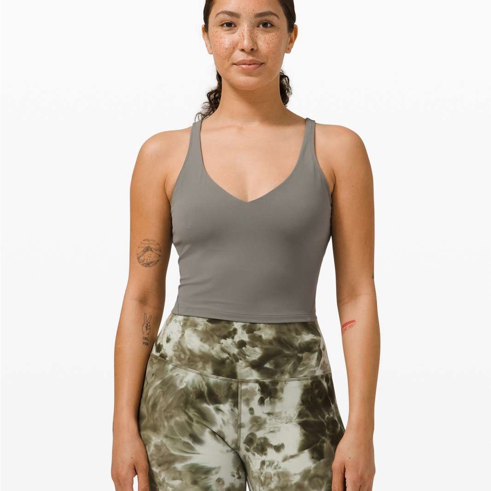 💯% LULULEMON ALIGN TANK IN GREY SAGE